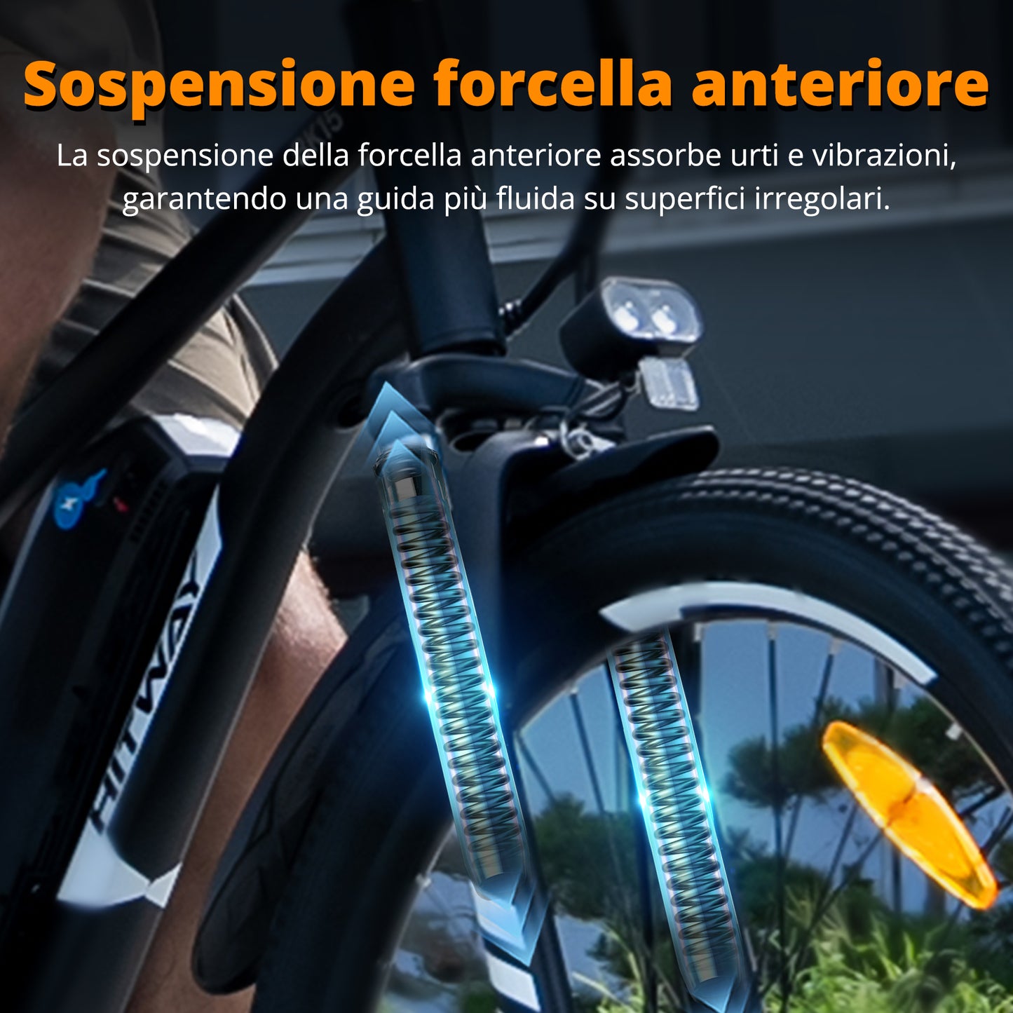BK15 Pro bici elettrica urbana 27,5"
