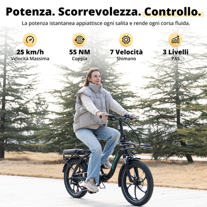 BK6S L1 Bicicletta Elettrica Pieghevole