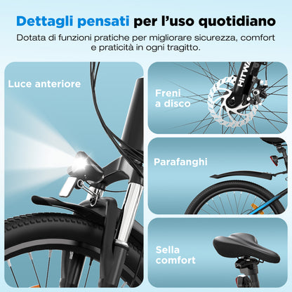 BK7S Bicicletta Elettrica