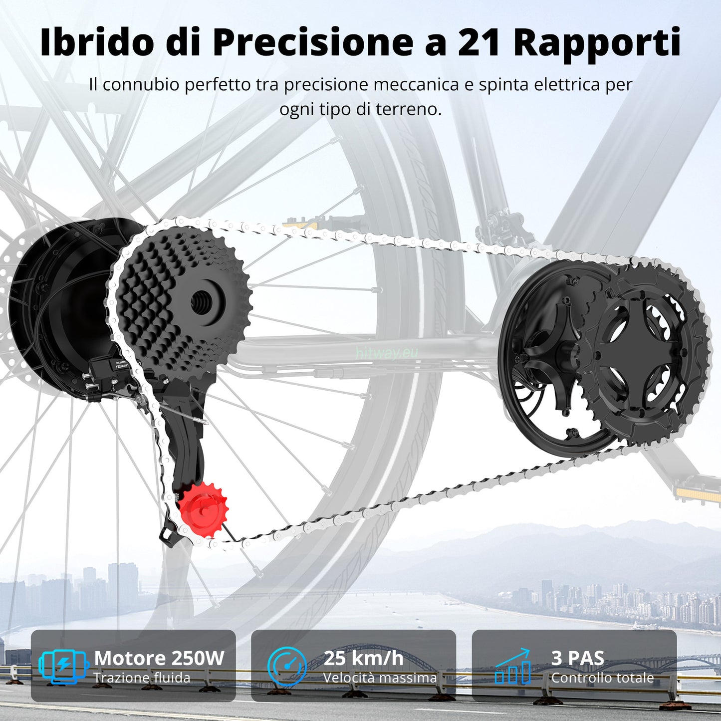 BK7S Pro bici elettrica urbana 27,5"