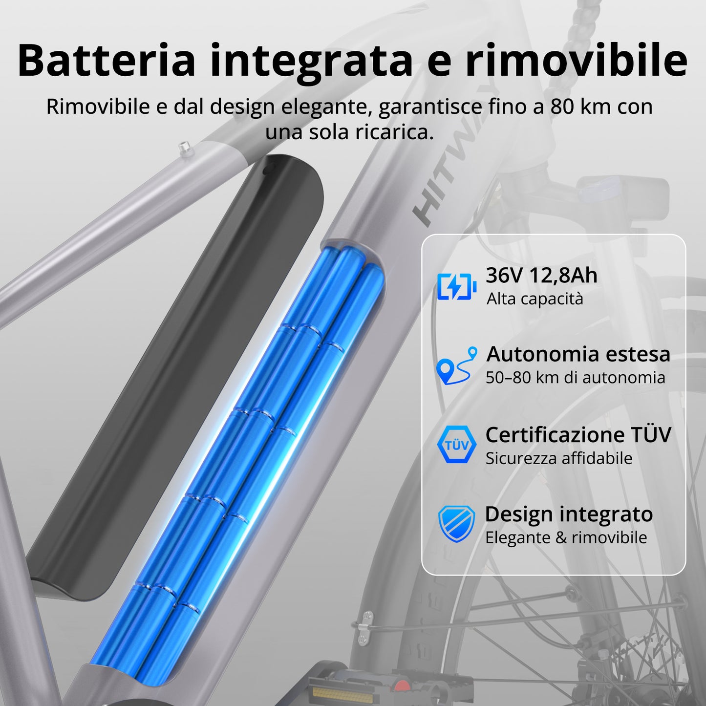 BK7S Plus bici elettrica urbana 29"