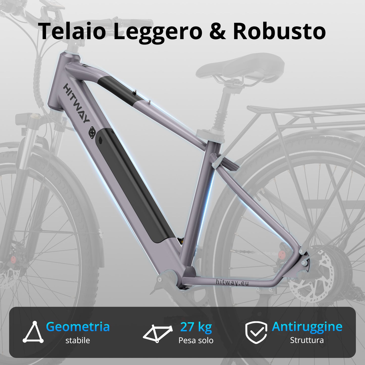BK7S Plus bici elettrica urbana 29"