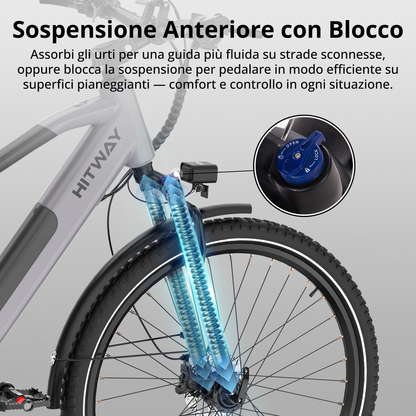 BK7S Plus bici elettrica urbana 29"