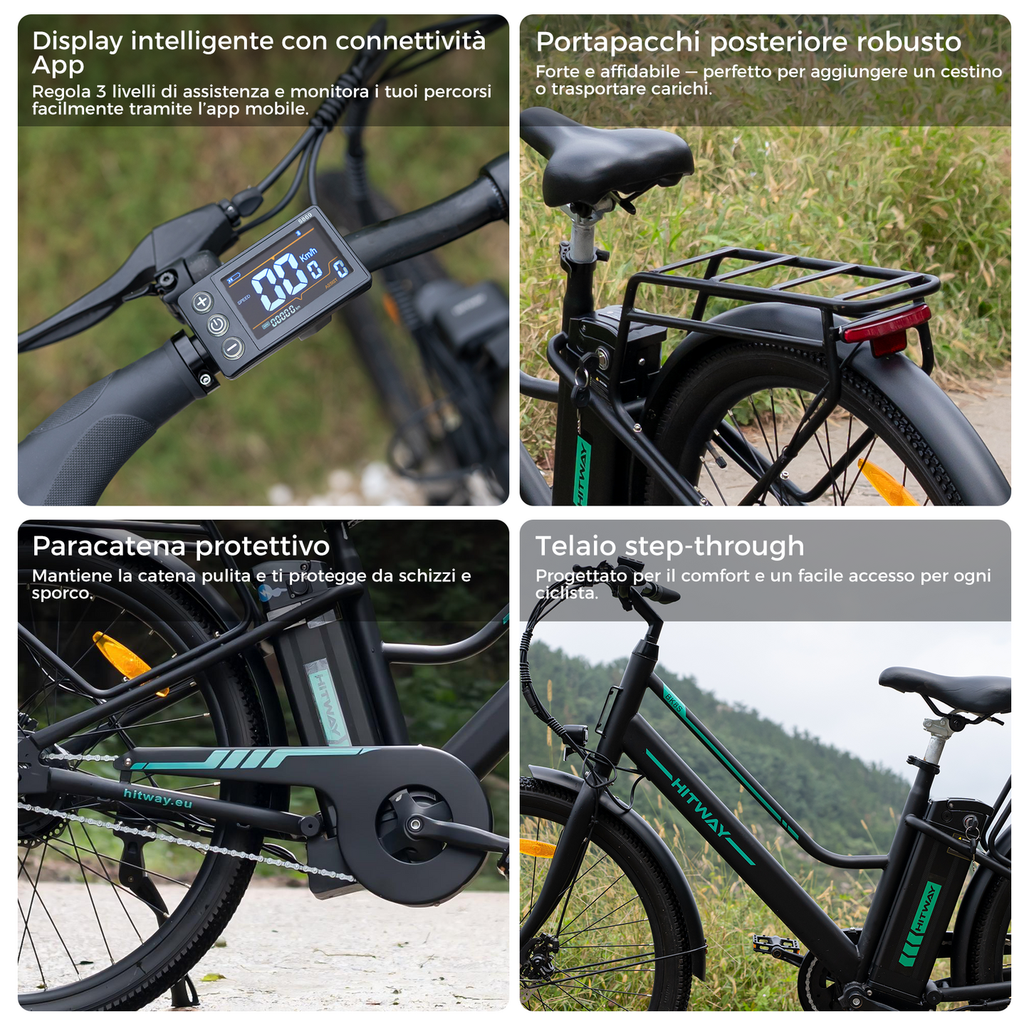 BK8SL bici elettrica urbana 27,5"