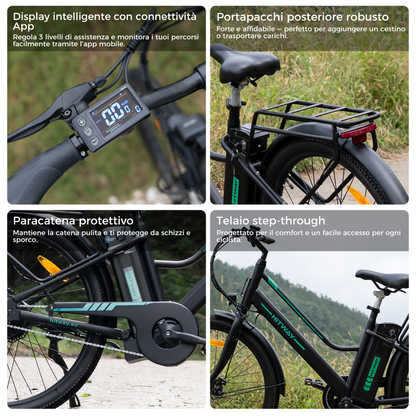 BK8SL bici elettrica urbana 27,5"