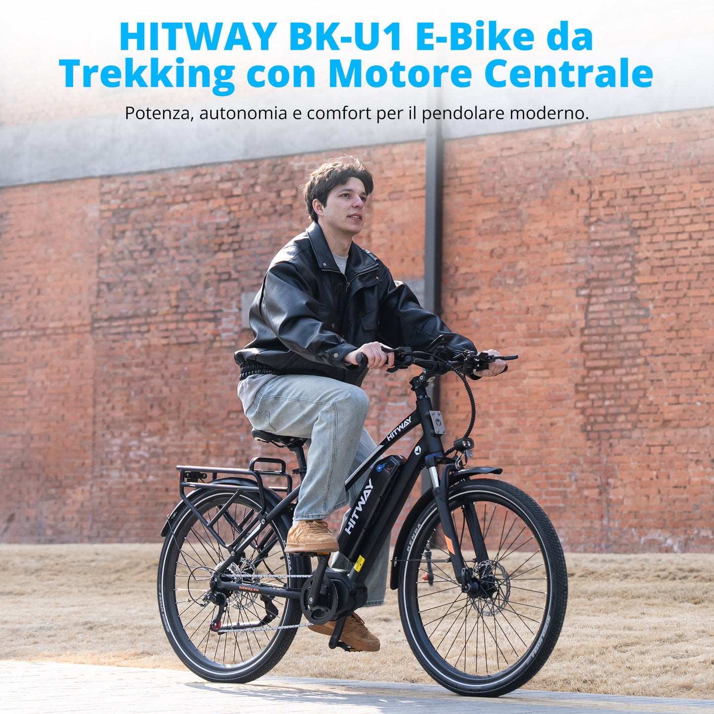 BK-U1 bici elettrica con motore centrale