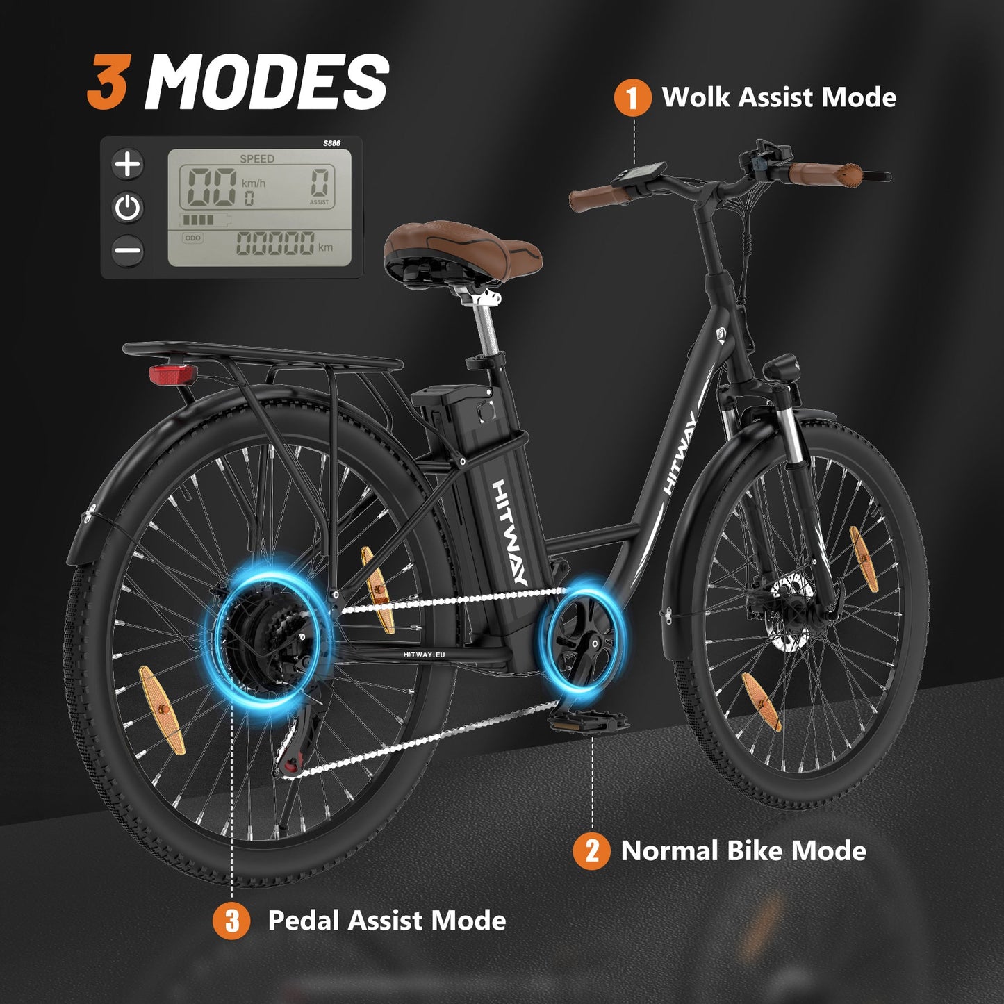 BK31 Bicicletta Elettrica