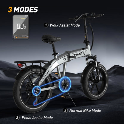 BK36 Bicicletta Elettrica Pieghevole