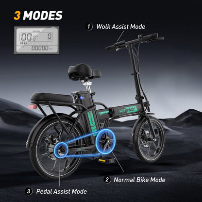 BK5S Bicicletta Elettrica Pieghevole