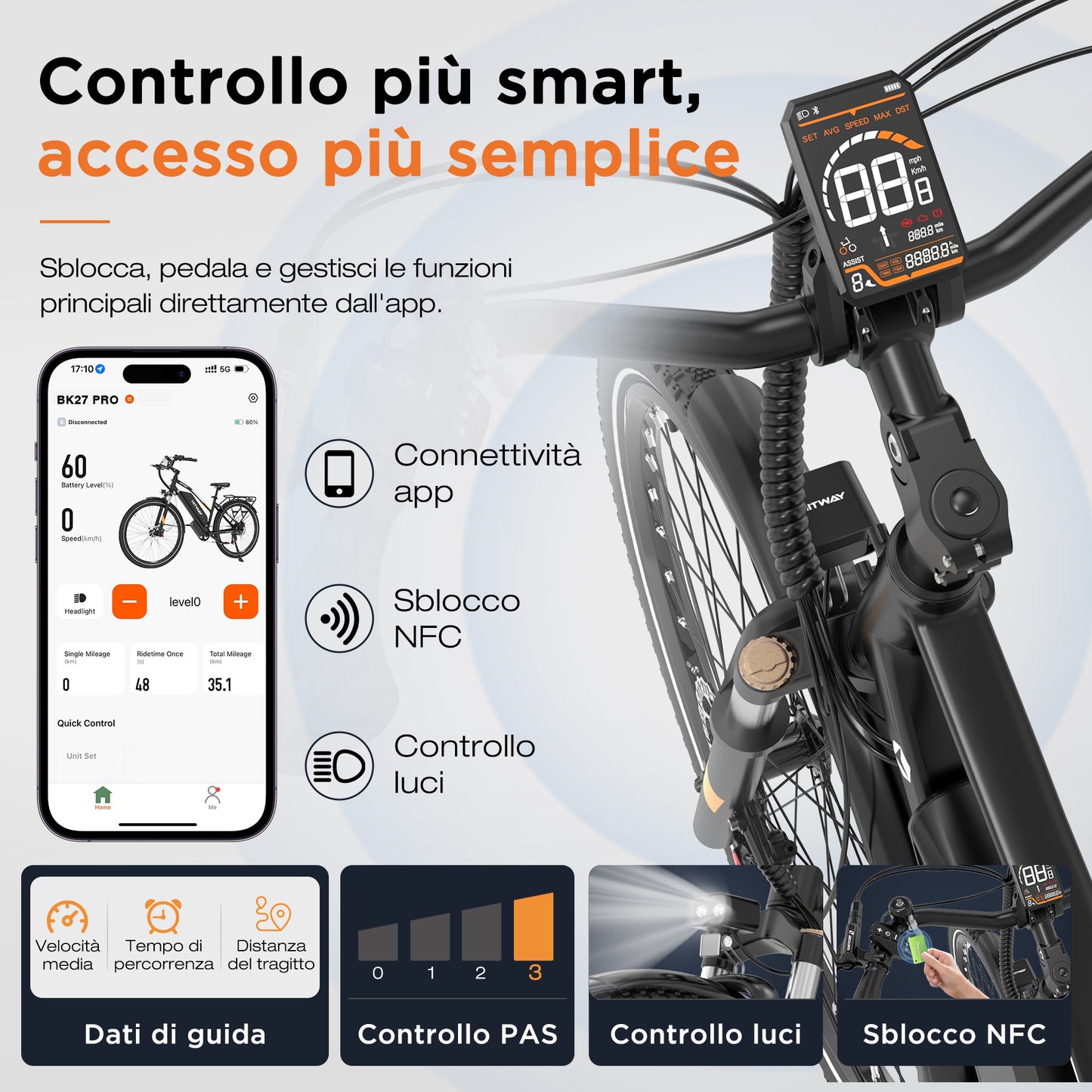 BK27 Pro Bicicletta elettrica