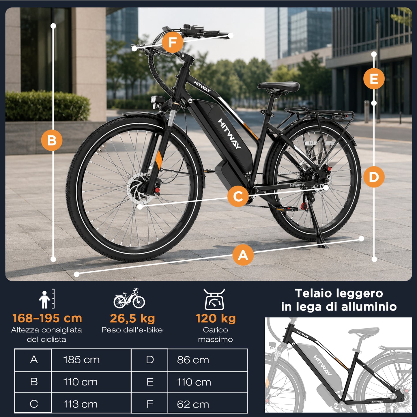 BK27 Pro Bicicletta elettrica